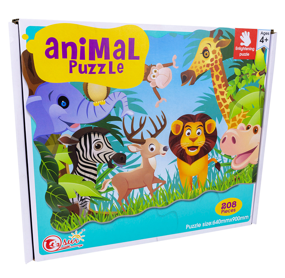 Puzzle "Animal" (208 Peças) ALLMS Loja Online