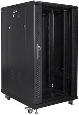 Armário Bastidor 19' 22U 600x800x1159 (Preto) - LANBERG