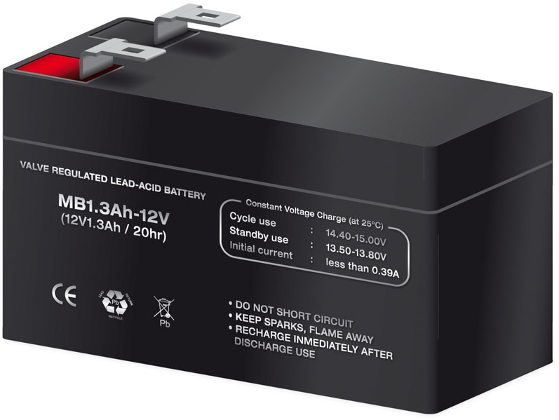 Bateria Chumbo 12V 1,3Ah  (97 x 43 x 52 mm) - U-POWER