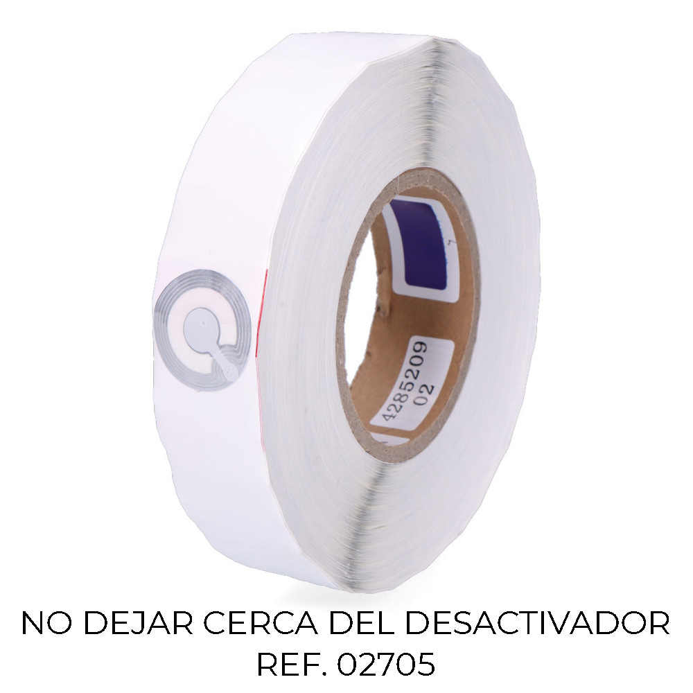 PACK 2000 ETIQUETAS ANTI-ROUBO CIRCULARES 2900 33mm 7666078 CHECKPOINT  CHECKPOINT