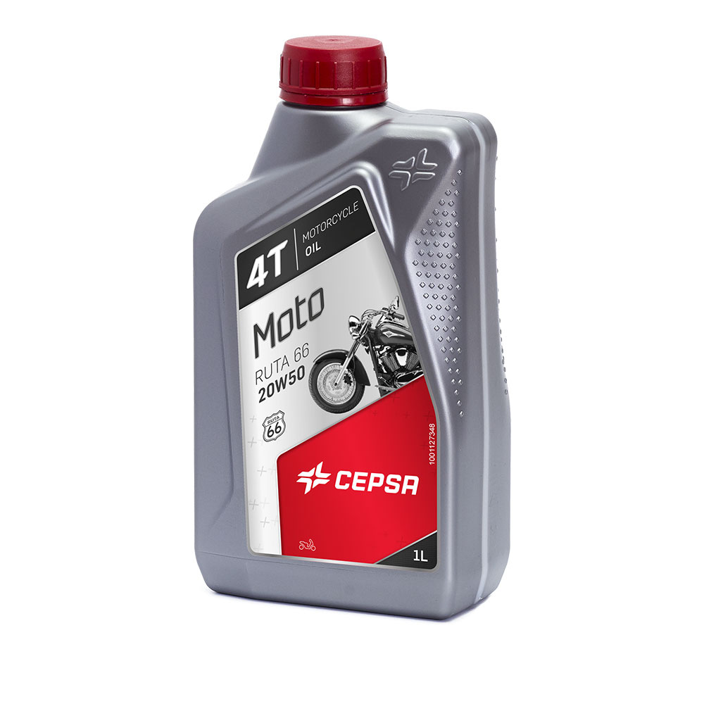 LUBRIFICANTE MOTA - MOTOCULTIVADOR 1L. 4T RUTA 66 20W50 CEPSA.  CEPSA