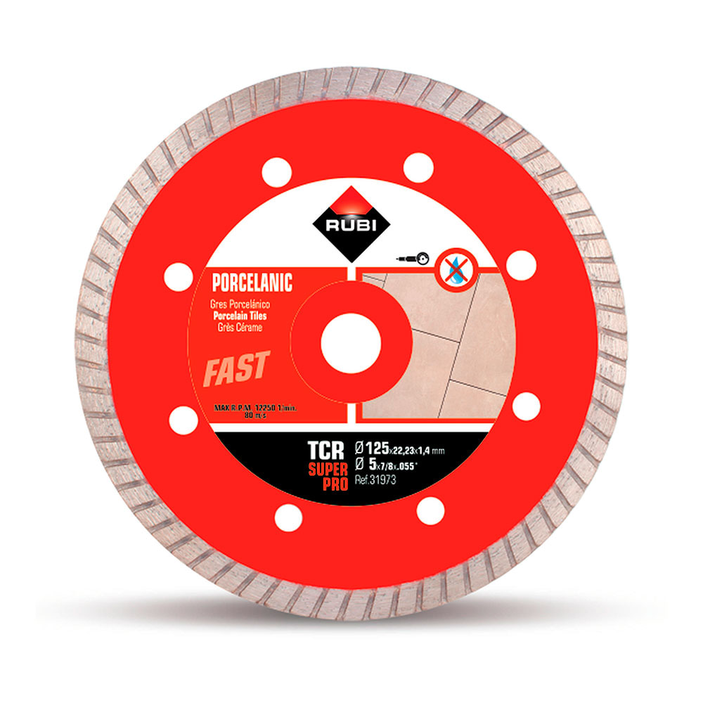 DISCO DE DIAMANTE TCR 125 SUPERPRO  R31973 RUBI - RUBI