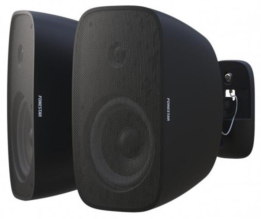 Coluna Passiva 6' 60W RMS c/ Transformador Linha 100V (Preto) - FONESTAR