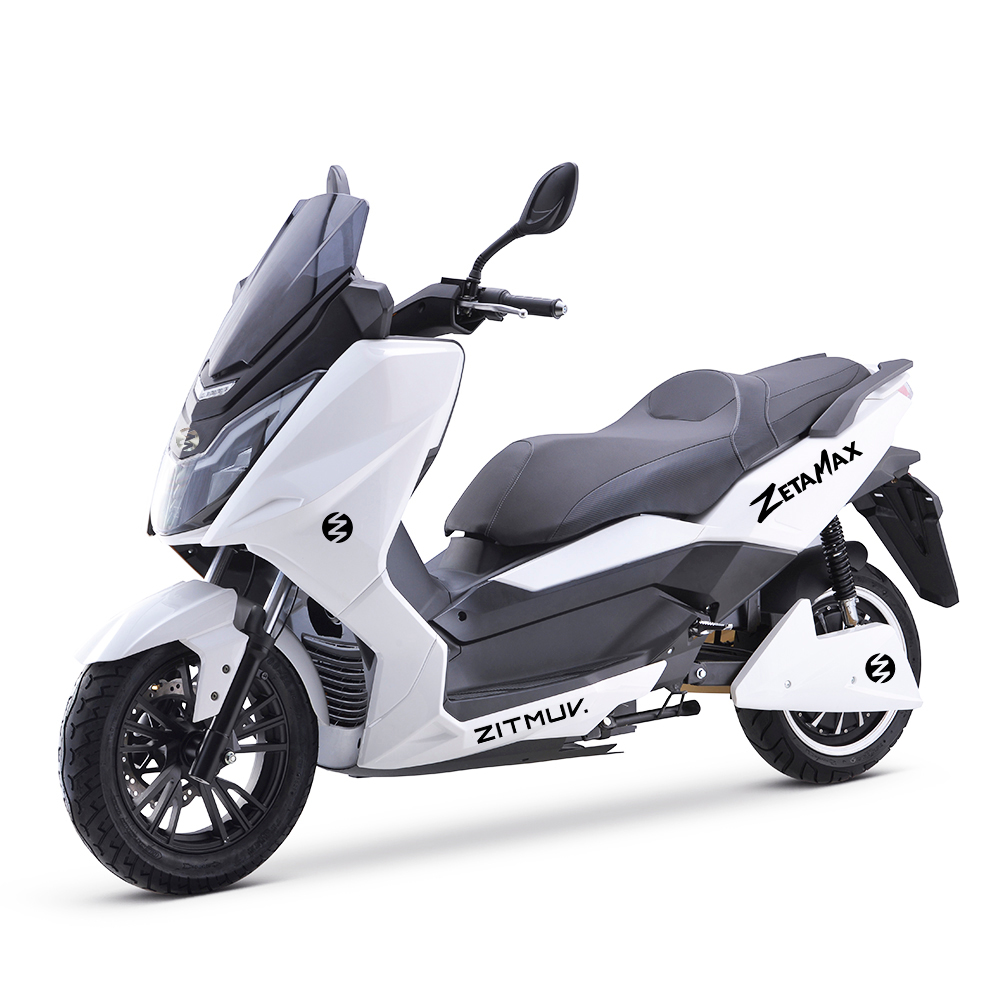 Moto Eléctrica Matriculável Zeta Max 125E 6000W/100AH (Branco) - ZITMUV