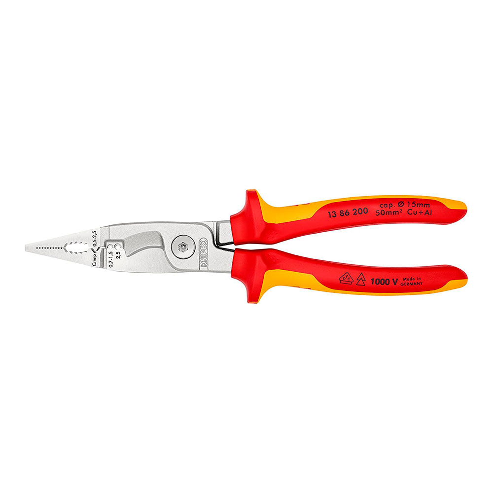 ALICATES PARA INSTALAÇÕES ELÉTRICAS 1386200SB KNIPEX - KNIPEX